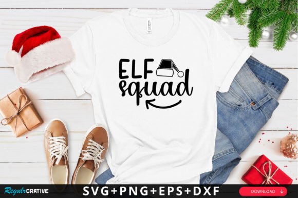 Elf Squad SVG Design for Crafts and Graphics
