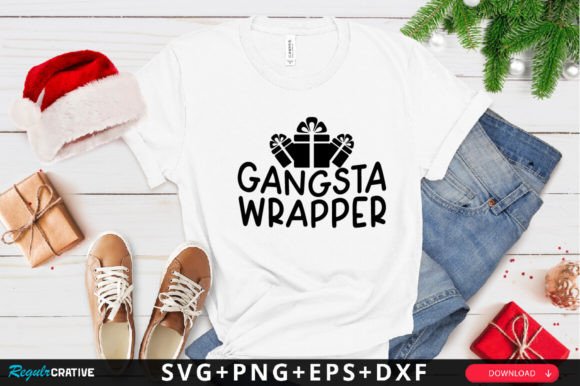 Gangsta Wrapper SVG Design for Crafts and Graphics