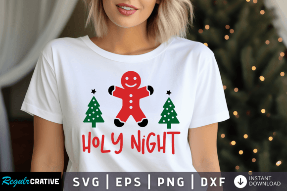 Holy Night Svg Design for Local Business Crafts and Graphics