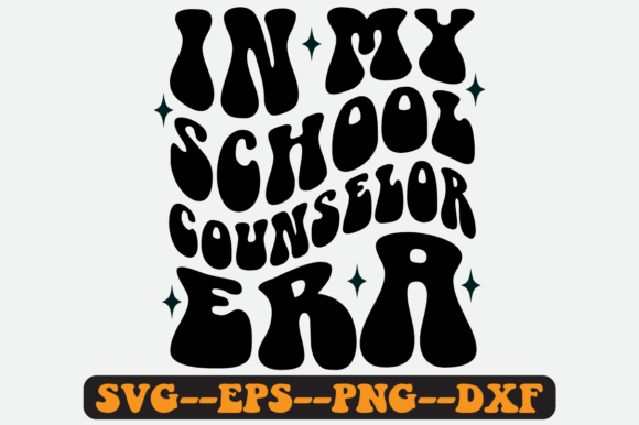 In My School Counselor Era Retro Svg