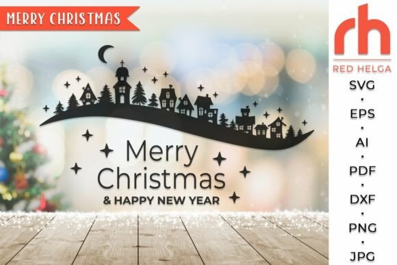 Merry Christmas SVG for Crafts and Graphics