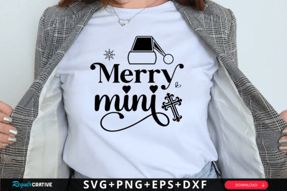 Merry Mini SVG Design for Crafts and Graphics