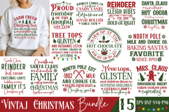 Vintage Christmas SVG for Crafts and Graphics